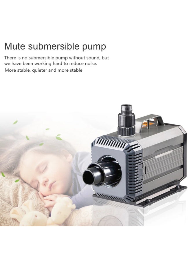 سان سان مضخة مياه غاطسة من صن صن، طراز HQB، سعة 5000/5500 لتر/ساعة، ارتفاع ضخ يصل إلى 5 أمتار، قدرة 150 واط، مضخة تصريف للبرك، نوافير الحدائق، أحواض السمك، مضخة غاطسة لأحواض السمك - Image 4